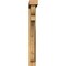 Ekena Millwork Olympic Block Rough Sawn Bracket w/ Offset Brace, Western Red Cedar, 4"W x 18"D x 30"H BKT0402X18X30OLY05RWR - alternate 4